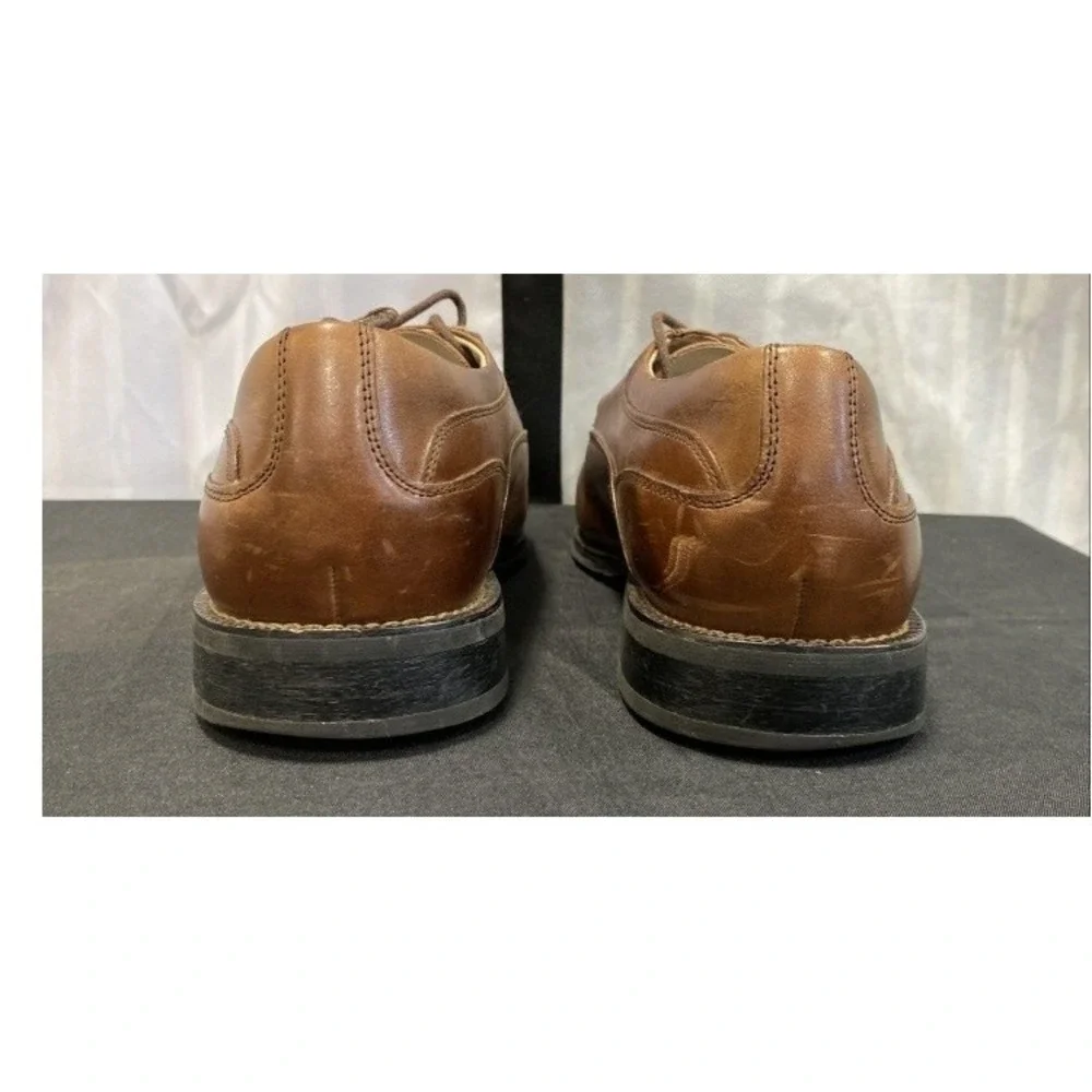 Florsheim Mens Brown Leather Oxford Dress Shoes‎ Size 10.5